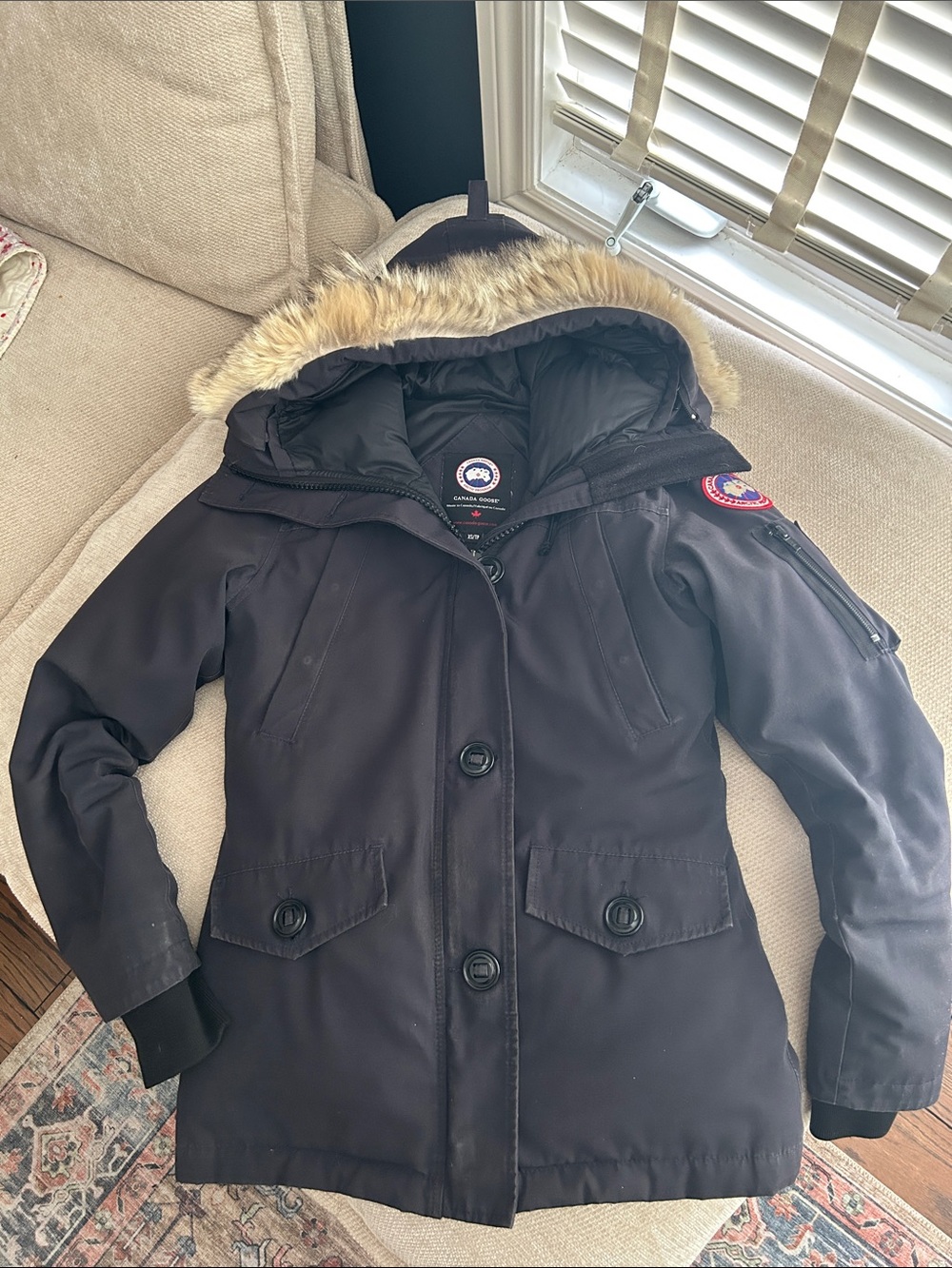 Canada Goose Montebello Women's Parka with Fur-Trim Hood